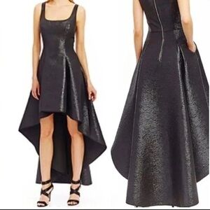 Nicole Miller Black Fit and Flare Cocktail Dress